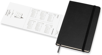  «Еженедельник карманный Moleskine 2022 Черный (DHB12WN2Y22)», бренда Moleskine - фото №2 - миниатюра