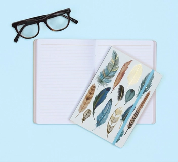 Бумажная книга «Feathers Gilded Journal» - фото №2 - миниатюра