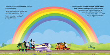 Бумажная книга «Thomas & Friends: Chasing Rainbows» - фото №4 - миниатюра