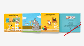 Паперова книга «Baby Rube's Opposites (A Rube Goldberg Book)», автор Дженніфер Джордж - фото №6 - мініатюра