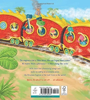 Паперова книга «All Aboard the Dinosaur Express », автор Timothy Knapman - фото №2 - мініатюра