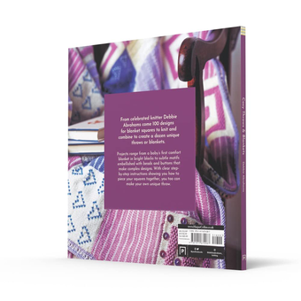 Бумажная книга «Cosy Throws and Blankets. 100 Blanket Squares to Knit from Easy to Expert», автор Дебби Абрахамс - фото №4 - миниатюра