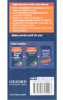 Паперова книга «Oxford Learners Pocket Phrasal Verbs and Idioms», авторів Ruth Gairns, Stuart Redman - фото №3 - мініатюра