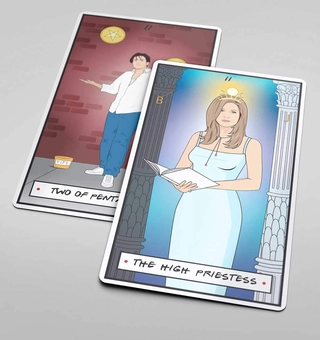 Паперова книга «Friends Tarot Cards» - фото №3 - мініатюра
