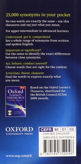 Паперова книга «Oxford Learner's Pocket Thesaurus» - фото №2 - мініатюра