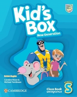 Бумажная книга «Kid's Box New Generation Starter Class Book with Digital Pack», авторов Кэролайн Никсон, Майкл Томлинсон - фото №1 - миниатюра
