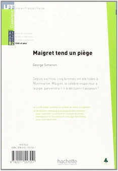 Бумажная книга «Maigret tend un piege (+ CD audio MP3)», автор Жорж Сименон - фото №2 - миниатюра