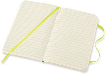  «Блокнот карманный Moleskine Classic Линейка Лимонный зеленый (QP611C2)», бренда Moleskine - фото №4 - миниатюра