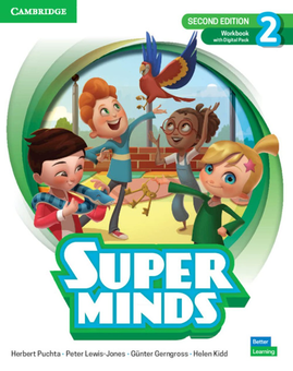Паперова книга «Super Minds 2nd Edition 2 Workbook with Digital Pack British English», авторів Герберт Пухта, Гелен Кідд, Пітер Льюїс-Джонс, Ґюнтер Ґернґросс - фото №1 - мініатюра