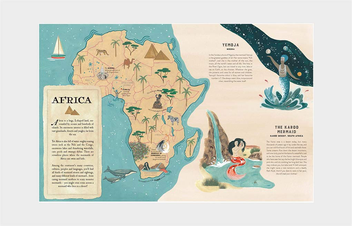 Паперова книга «The Mermaid Atlas. Merfolk of the World», автор Анна Клейборн - фото №4 - мініатюра