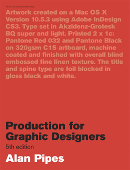Бумажная книга «Production for Graphic Designers», автор Алан Пайпс - фото №1 - миниатюра