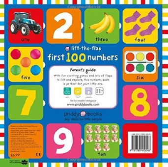 Бумажная книга «Lift-the-Flap: First 100 Numbers» - фото №2 - миниатюра