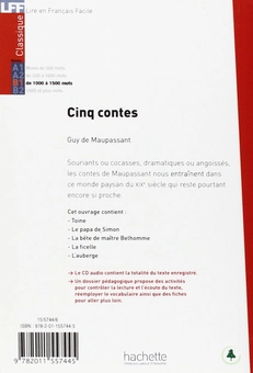 Бумажная книга «Cinq contes (+ CD audio MP3)», автор Ги де Мопассан - фото №3 - миниатюра
