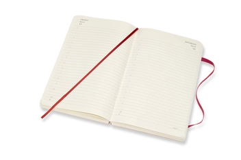  «Ежедневник Moleskine 2019-2020 Красный (DSF218DC3Y20)», бренда Moleskine - фото №5 - миниатюра