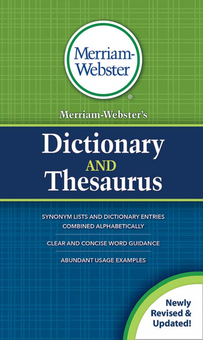 Паперова книга «Merriam-Webster's Dictionary and Thesaurus. Revised and Updated» - фото №1 - мініатюра