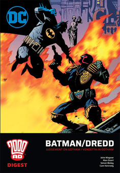 Паперова книга «2000 AD Digest. Judge Dredd/Batman. Vendetta in Gotham», авторів Джон Вагнер, Алан Грант - фото №1 - мініатюра