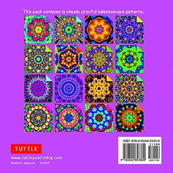 Бумажная книга «Origami Kaleidoscope Paper Pack Book» - фото №2 - миниатюра