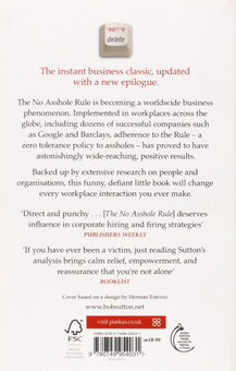 Паперова книга «The No Asshole Rule. Building a Civilised Workplace and Surviving One That Isn't», автор Роберт І. Саттон - фото №2 - мініатюра