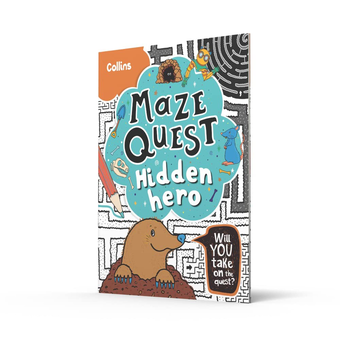 Паперова книга «Hidden Hero. Solve 50 Mazes in This Adventure Story for Kids Aged 7+», автор Кіа Марі Хант - фото №2 - мініатюра