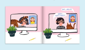 Паперова книга «Working from Home with a Cat», автор Хайді Морено - фото №3 - мініатюра