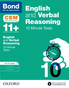Бумажная книга «Bond 11+: English & Verbal Reasoning: CEM 10 Minute Tests : 10-11 years», автор Мишельджой Хьюз - фото №2 - миниатюра