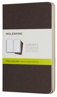  «Записная книжка Moleskine Cahier Pocket Коричневая 3 шт (CH013P2)», бренда Moleskine - фото №1 - миниатюра