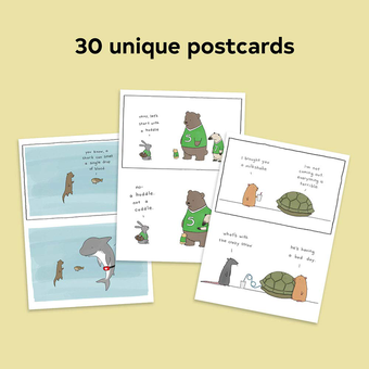 Паперова книга «The Little World of Liz Climo Postcard Book», автор Ліз Клімо - фото №3 - мініатюра