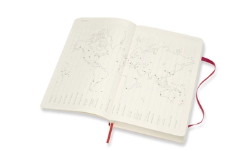  «Ежедневник Moleskine 2019-2020 Красный (DSF218DC3Y20)», бренда Moleskine - фото №7 - миниатюра