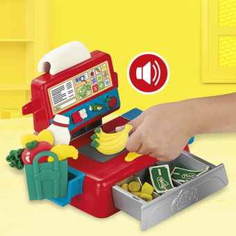  «Набір для творчості Play-Doh з пластиліном Касовий апарат (5010993696376)», бренда Hasbro - фото №5 - миниатюра