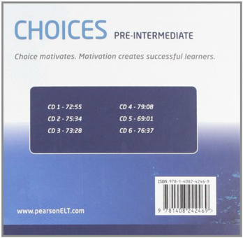 Паперова книга «Choices Pre-Intermediate Class Audio CDs (6)», авторів Анна Сикоржинська, Майкл У. Харріс - фото №2 - мініатюра