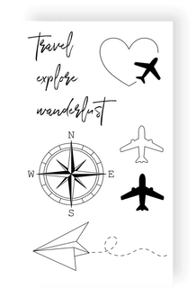 «Тимчасове тату Tattooshka Подорожі (L-2)», бренда Tattooshka - фото №1 - миниатюра