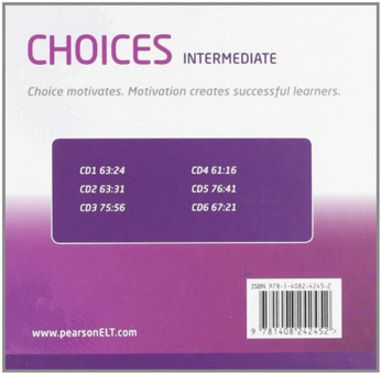 Паперова книга «Choices Intermediate Class Audio CDs (6)», авторів Майкл Харрісон, Анна Сикоржинська - фото №2 - мініатюра
