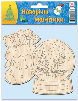  «Новорічні магнітики (2 шт) (108448)», бренда Зірка - фото №1 - миниатюра