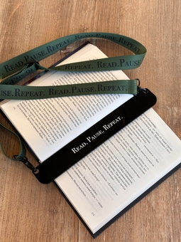 «Закладка з ремінцем «Read. Pause. Repeat»», бренду BOOK BUDDY - фото №3 - мініатюра