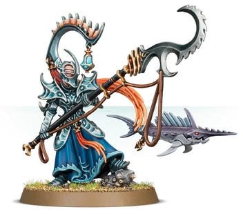  «Набор для сборки миниатюры Games Workshop Warhammer Age of Sigmar Idoneth Deepkin: Isharann Soulrender (99070219004)», бренда Games Workshop - фото №2 - миниатюра
