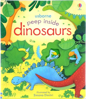Бумажная книга «Peep Inside Dinosaurs», автор Анна Милборн - фото №1 - миниатюра
