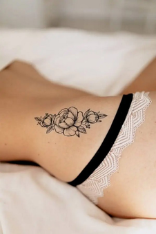 «Тимчасове тату Tattooshka Дика троянда з гілочками (TH-388)», бренда Tattooshka - фото №7 - миниатюра