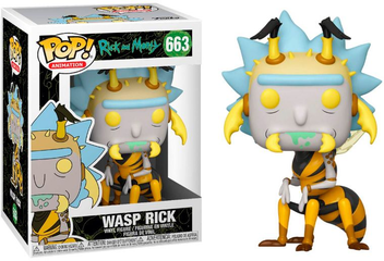  «Коллекционная фигурка Funko POP! Rick and Morty Wasp Rick (44255)», бренда Funko Pop - фото №2 - миниатюра