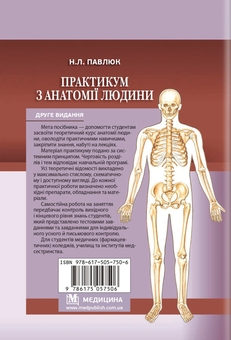 Бумажная книга «Практикум з анатомії людини», автор Наталия Павлюк - фото №2 - миниатюра
