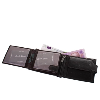 «Кошелек мужской кожаный Paul Rossi (DNKN992L-GP-black)», бренду Paul Rossi - фото №6 - мініатюра