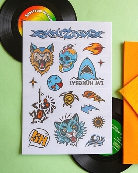  «Тимчасові тату для старших хлопців. Tattoos. Акула (10100699У)», бренда Ranok-Creative - фото №6 - миниатюра