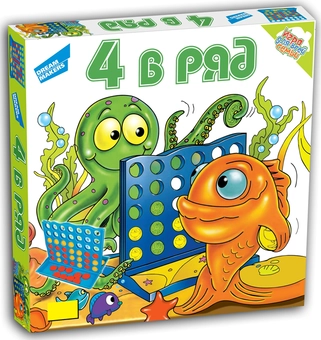  «Игра детская настольная Dream Makers 4 в ряд (707-16)», бренда Dream Makers - фото №1 - миниатюра