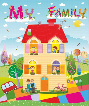 Паперова книга «Лепбук My Family», автор Леся Вознюк - фото №1 - мініатюра