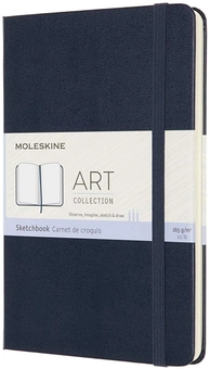  «Блокнот для набросков Moleskine Art Сапфир (ARTQP054B20)», бренда Moleskine - фото №1 - миниатюра