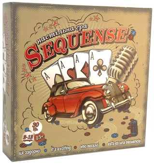  «Настольная игра Strateg Sequense (30361)», бренда Strateg - фото №1 - миниатюра