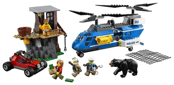  «Конструктор LEGO City Арест в горах 303 детали (60173)», бренда LEGO - фото №2 - миниатюра