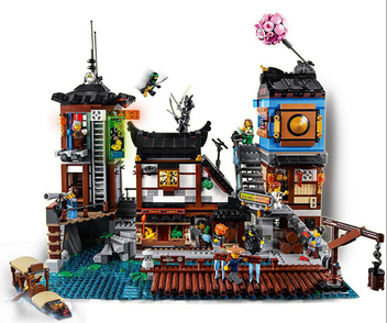  «Конструктор LEGO Ninjago Порт Ніндзяго Сіті 3553 деталі (70657)», бренду LEGO - фото №3 - мініатюра