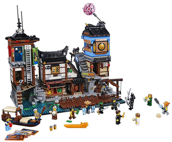  «Конструктор LEGO Ninjago Порт Ніндзяго Сіті 3553 деталі (70657)», бренду LEGO - фото №2 - мініатюра