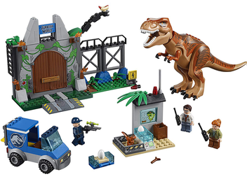  «Конструктор LEGO Juniors Побег Ти-Рекса 150 деталей (10758)», бренда LEGO - фото №2 - миниатюра