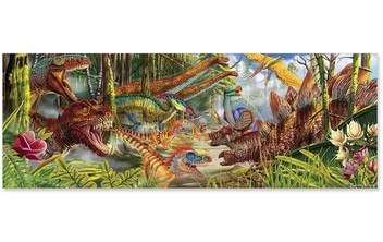  «Напольные пазлы Melissa & Doug Мир динозавров 200 элементов (MD18908)», бренда Melissa & Doug - фото №2 - миниатюра